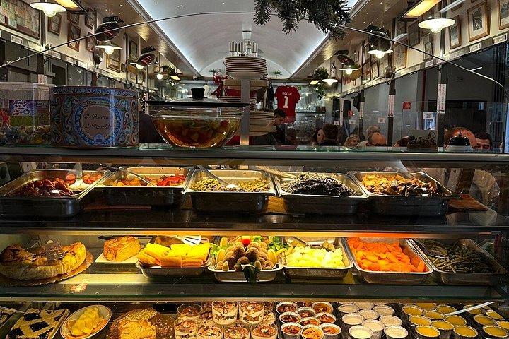 フィレンツェ食文化ツアーサンタンブロージョ市場試食