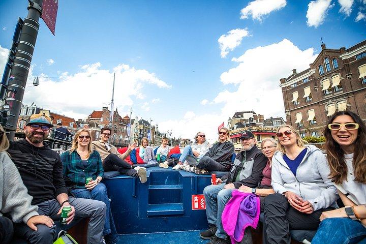Amsterdam Canal Cruise mit Live Fortgeschrittener und zwei Getränken Central St