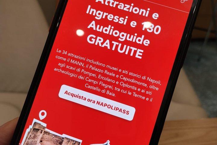Napolipass Full 34 ticket + Audioguide Mann Pompeii Royal Palace Caserta