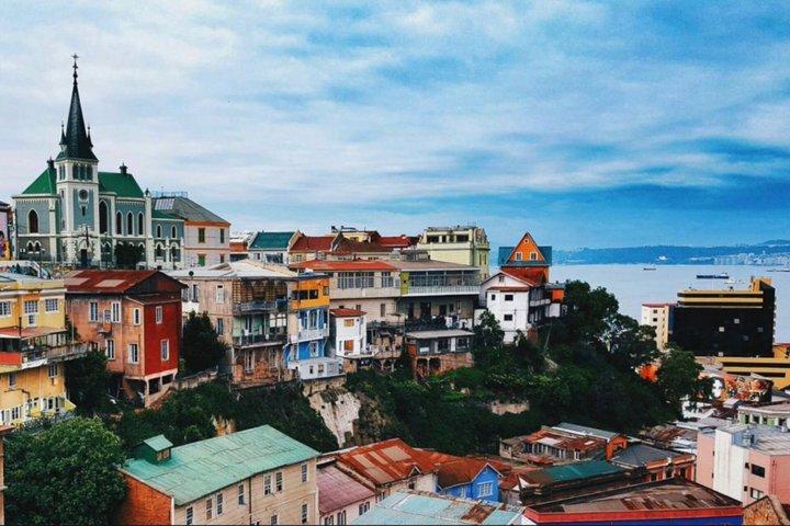 Santiago: Valparaíso und Viña del Mar + Bootsfahrt entlang der Küste