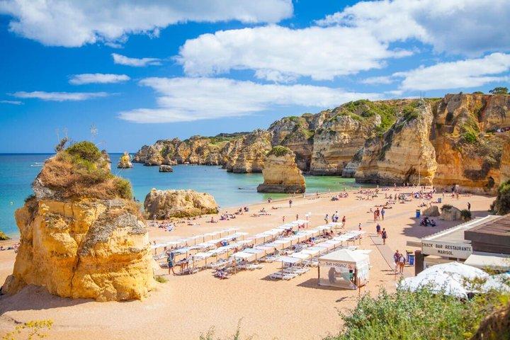 Aventura do Algarve de Lisboa com passeio de barco até Benagil Cave Tour