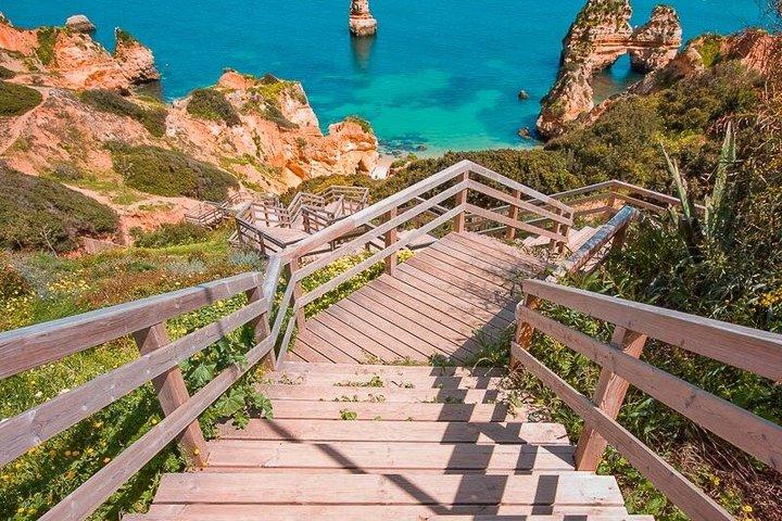 Aventura do Algarve de Lisboa com passeio de barco até Benagil Cave Tour