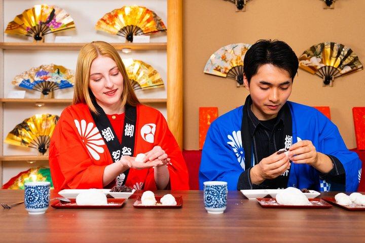 Kyoto Tradicional Mochi Pounding Experience com degustação