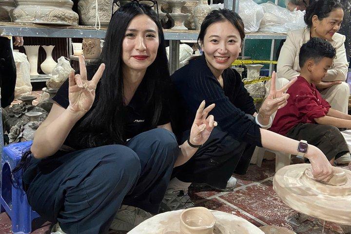 ハノイ発バットチャン陶芸村半日Eスクーターツアー