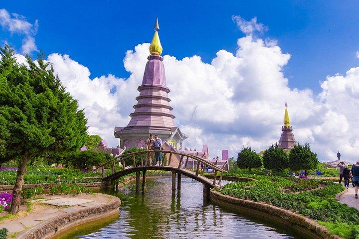 チェンマイ発ドイインタノン滝田んぼツアー