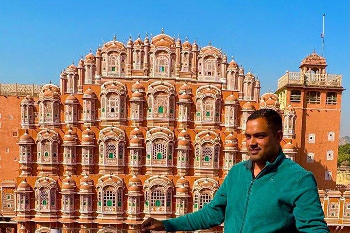 Excursão privada de um dia em Jaipur: Fortes, Palácios e Experiência Cultural