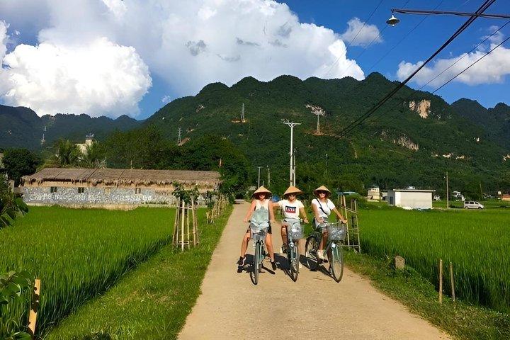 Hanoi : Mai Chau Day Tour ciclismo panorâmico através de aldeias tranquilas