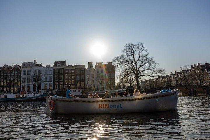 Amsterdam : crociera serale al tramonto con Guida locale