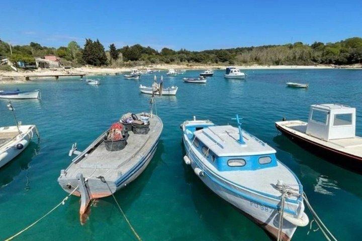 メドゥリン発カメンジャク・ポリェ湾サンドラ・ボートトリップ6時間