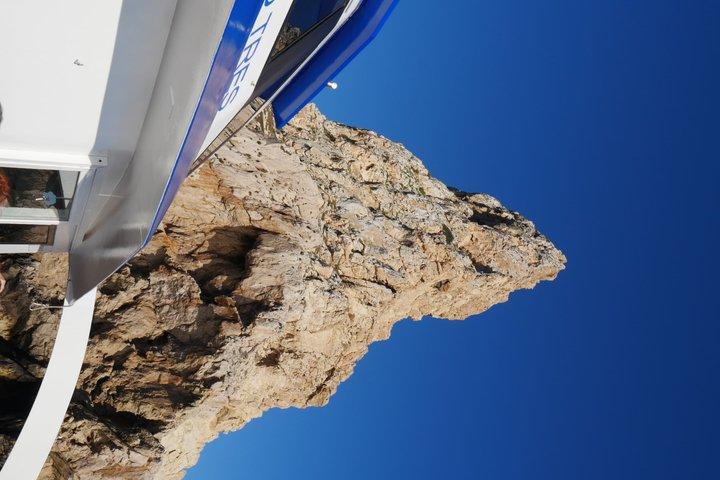イビサ島：エス ベドラの朝または日没のカタマラン クルーズ