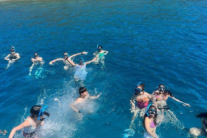 クレブラ島シュノーケリングとビーチ日帰りツアーはオールインクルーシブ