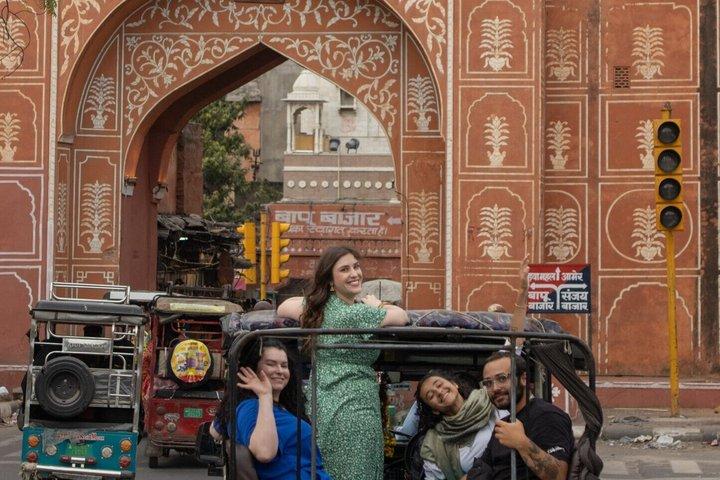Jaipur : Öppen Jeepsafari med utsikt över solnedgången från Nahargarh Fort