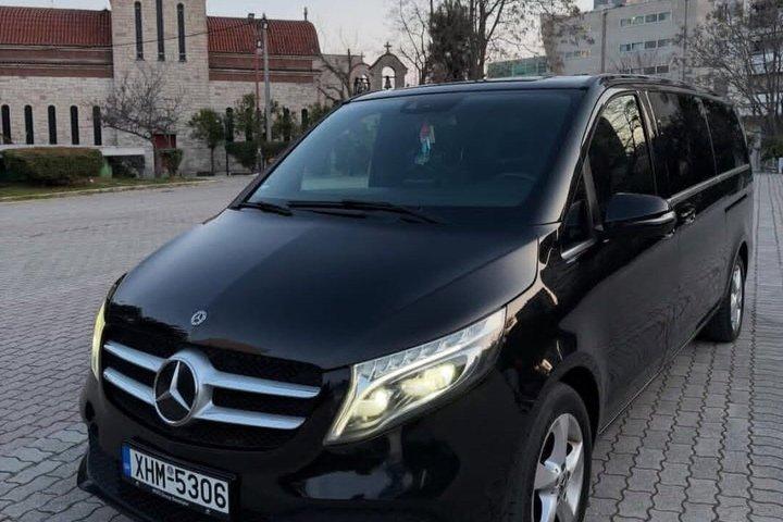 Private Mercedes Benz V Class Chauffeur Service in Mykonos