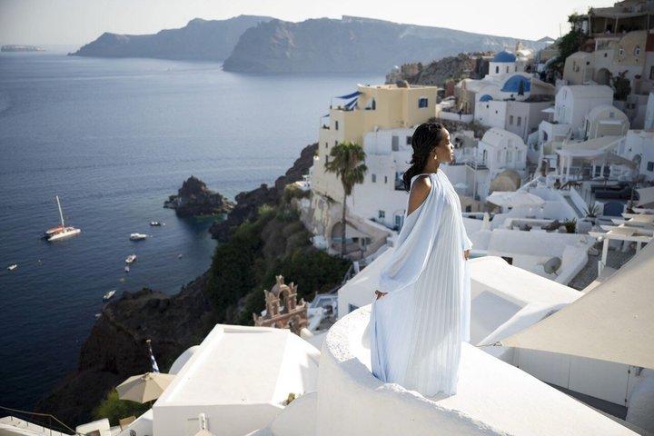 Santorini VIP Sesión de fotos (salta las colas)