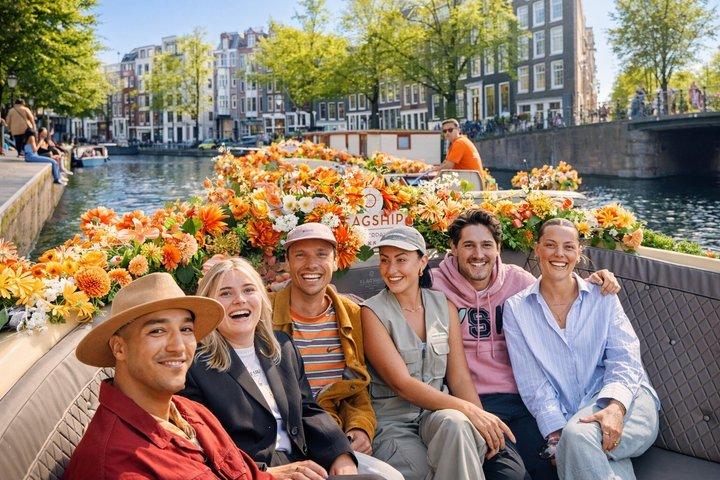 Amsterdam Luxus Kanalkreuzfahrt + unbegrenzte Getränke und Snacks Option