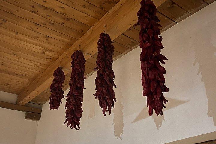 マテーラ：サッシ地区の洞窟で地元の特産品とワインを味わう