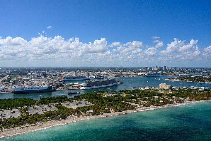 Sunset Helicopter Tour Hollywood Beaches and Port Everglades