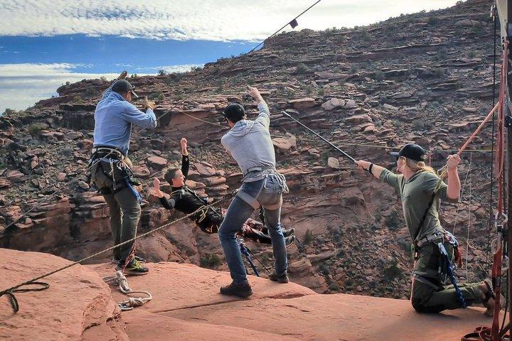 Rope Swing Adventure i Moab, Utah