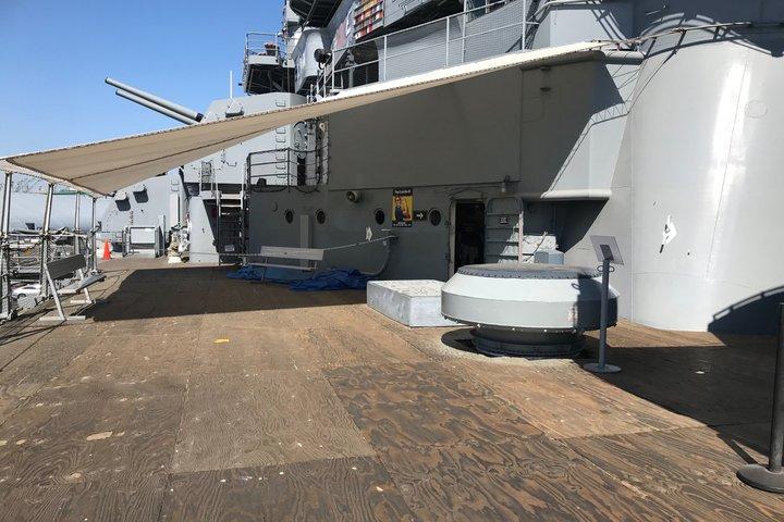 Battleship IOWA optagelse og præsidenter tur