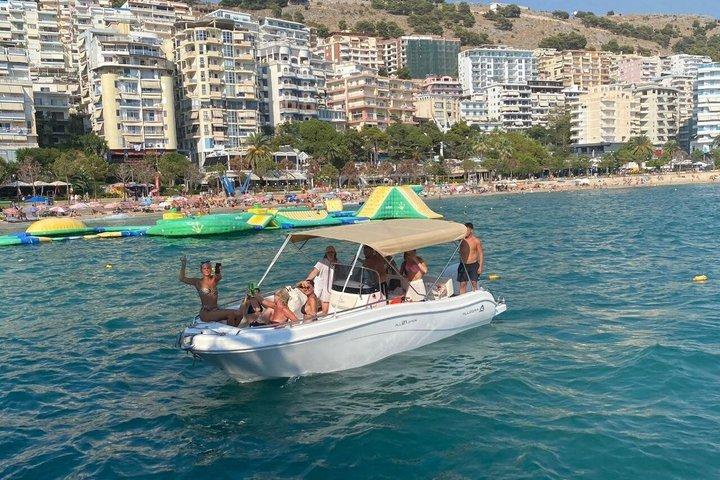 Privé-Saranda Speedboot Tour naar Krorez Bay