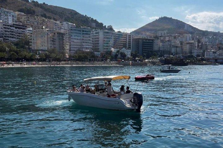 Privé-Saranda Speedboot Tour naar Krorez Bay