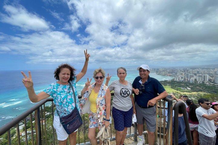 Experiência privada de cratera Diamond Head e floresta tropical de Manoa Falls