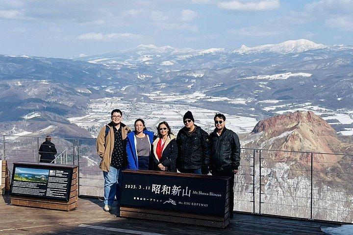 ランチ付き│有珠山ロープウェイ、登別、支笏湖日帰り