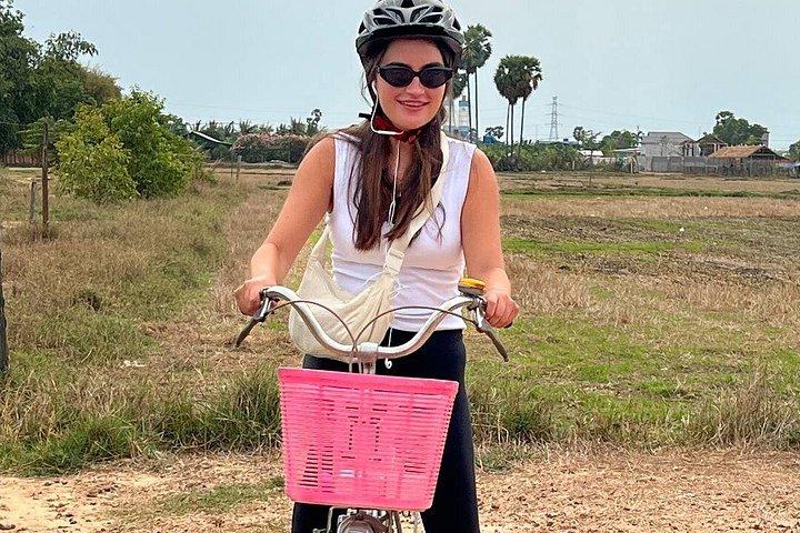シェムリアップ;小グループカントリーサイド、自転車ツアー、サンセット＆ピクニック