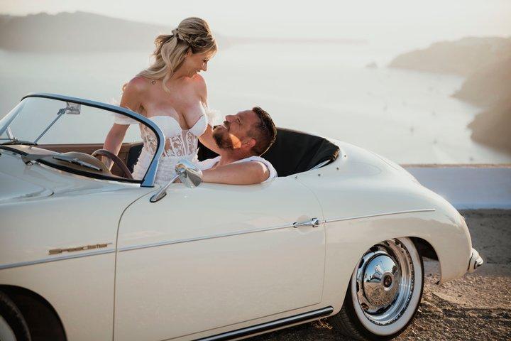 Fotoshooting in Santorini Oia (ohne Anstehen)