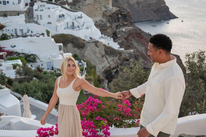 Fotoshooting in Santorini Oia (ohne Anstehen)