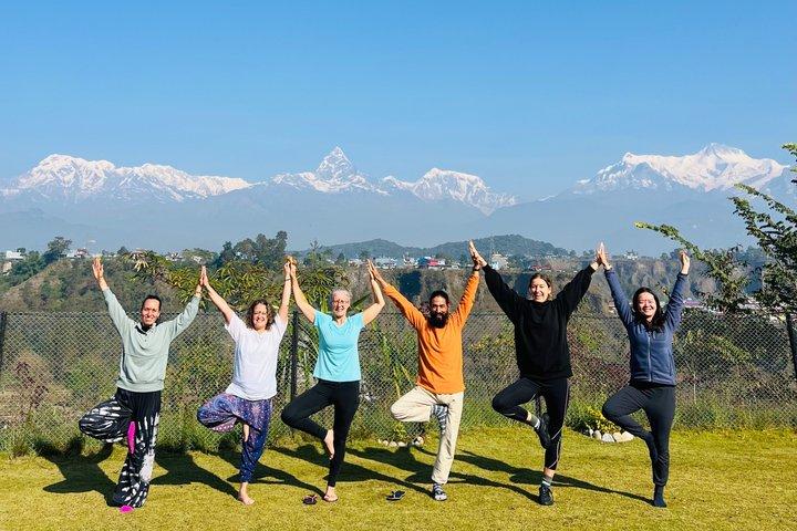 50 Stunden/ 6 Tage Yoga Anfänger Ausbildung in Pokhara Nepal