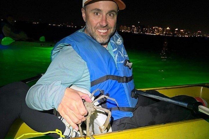 シャーキーズグラスボトムカヤックナイトツアー（魚の餌付け付き）