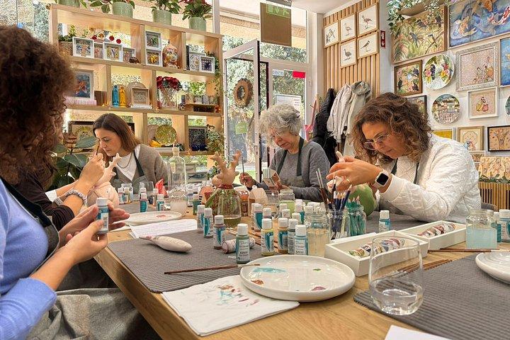 Ceramic Painting Workshop in Portugal