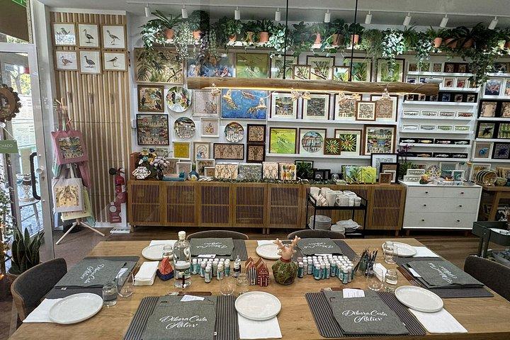 Ceramic Painting Workshop in Portugal
