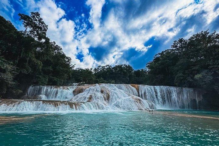 Archaeological Zone of Palenque Misol Ha and Agua Azul from Palenque
