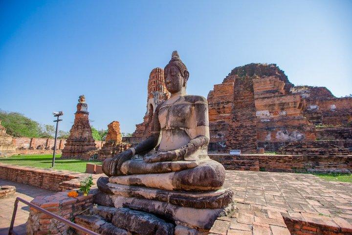 Ayutthaya City Tour og Grand Pearl Cruise fra Bangkok