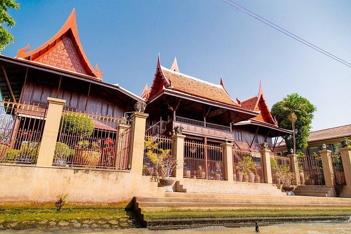 Bangkok Wat Pak Nam Longtail Bootour mit Blumenmarkt