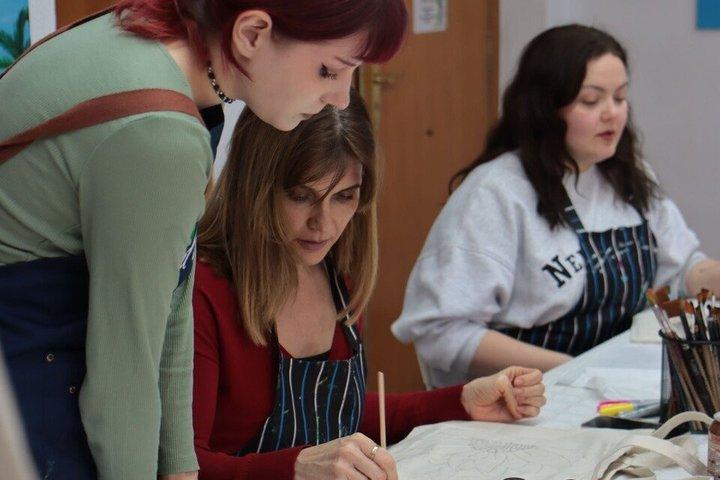 Alicante Ontwerp je eigen Tote Bag Art Workshop