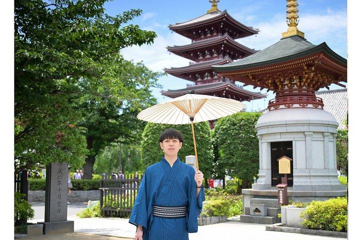 東京浅草レンタル着物と写真撮影