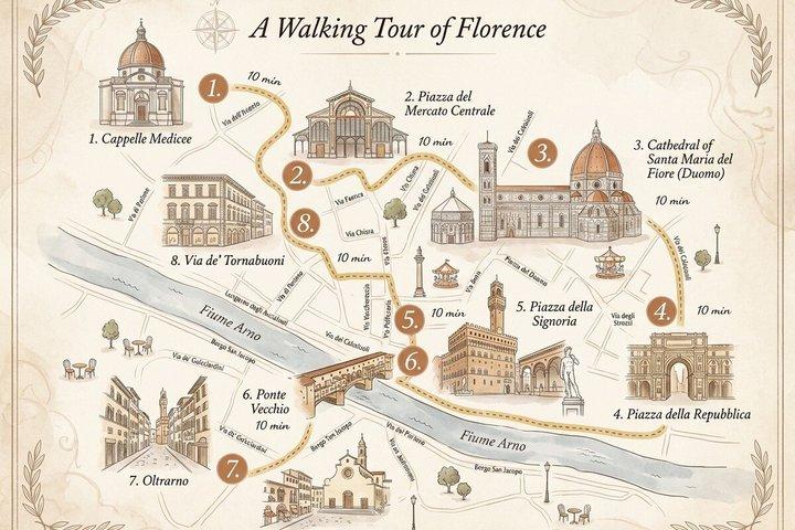 Florence Walking Tour Privado Gems Escondidos