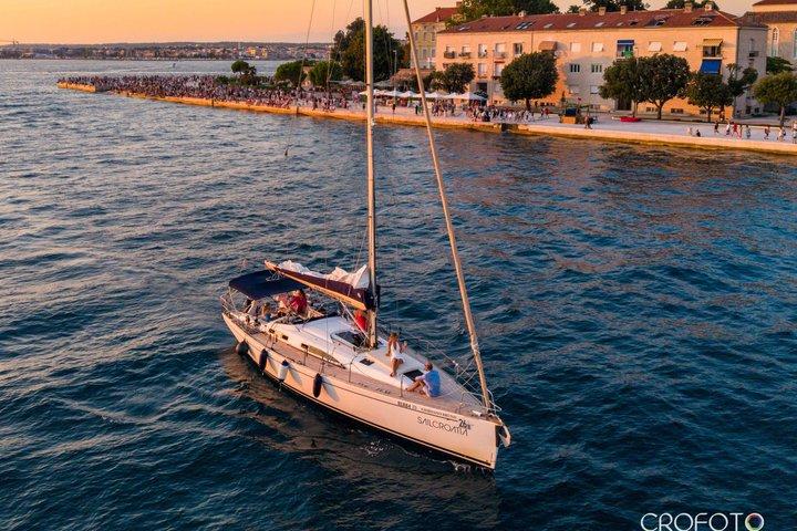 Expérience de navigation au coucher du soleil à Zadar