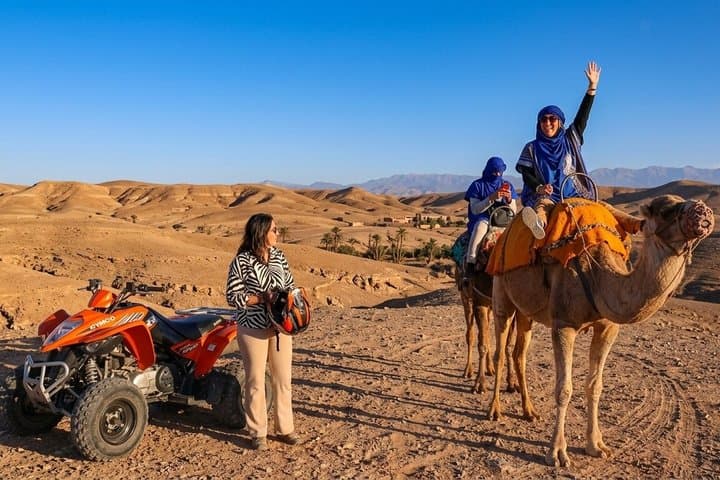 Camel Ride & Quad Bike Adventure in Marrakech’s Palmeraie Oasis