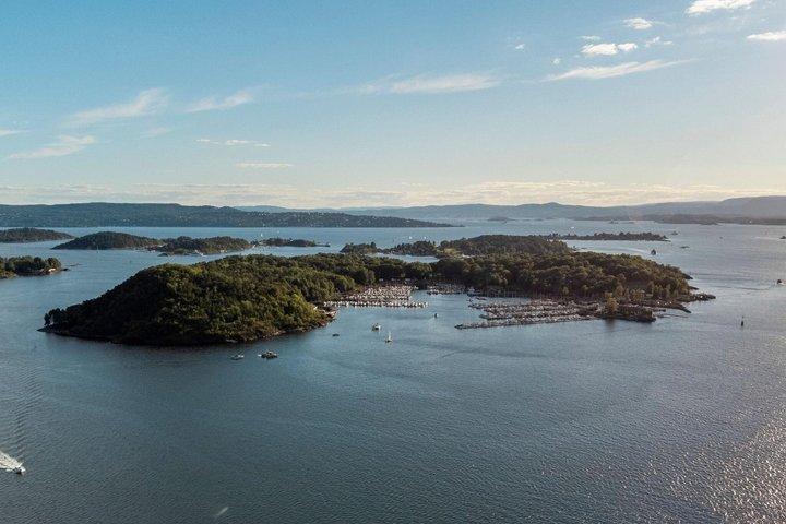 Visite de l'île du fjord d'Oslo Hopping Hovedoya