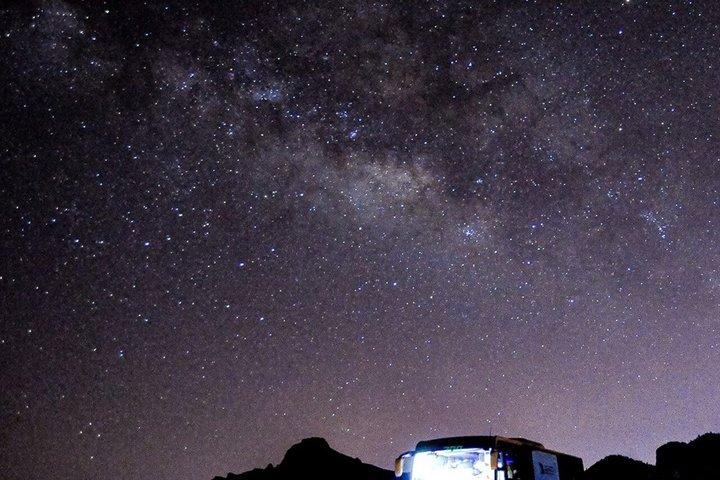 テイデの夕日と星空観察コーチツアー（ホテル送迎付き）
