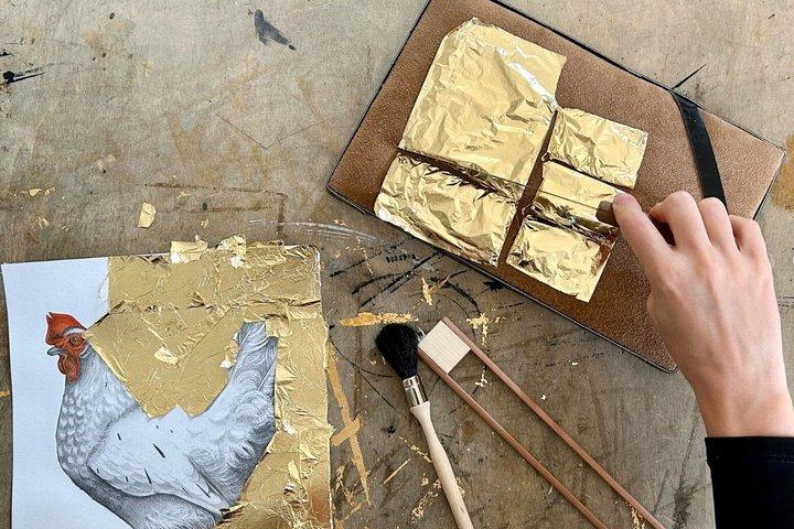 Curso básico de dorado de papel en Venecia