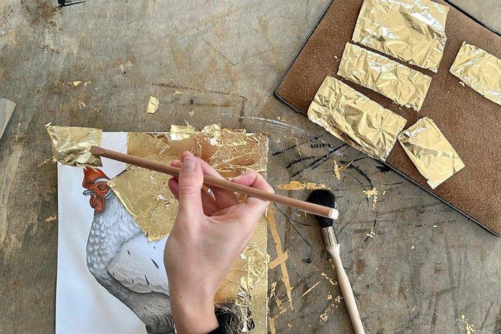 Curso básico de dorado de papel en Venecia