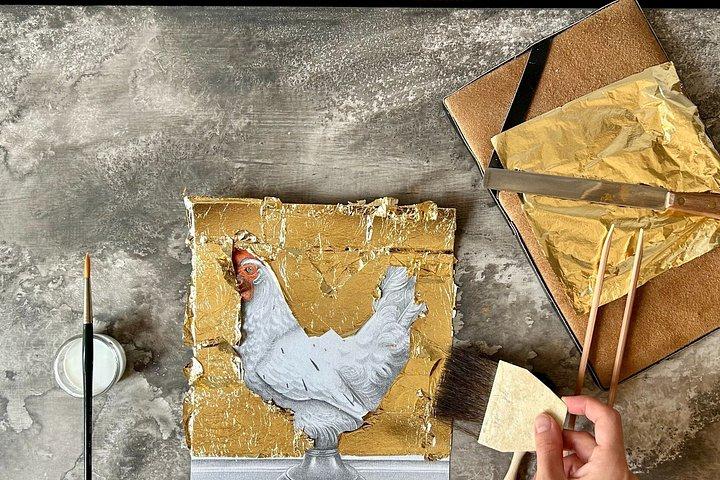 Cours d'initiation à la dorure sur papier à Venise