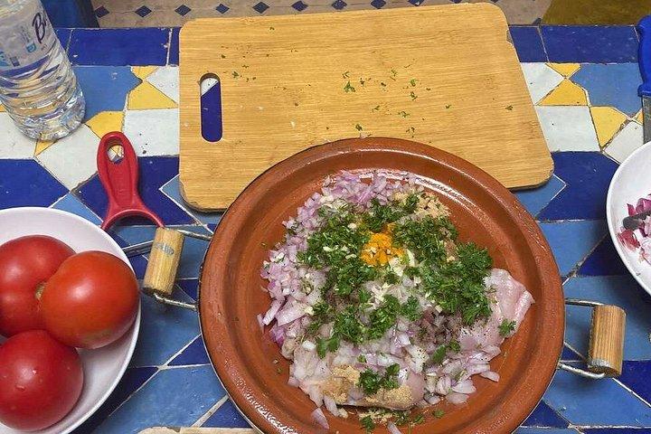 市場見学付き本格モロッコ料理教室