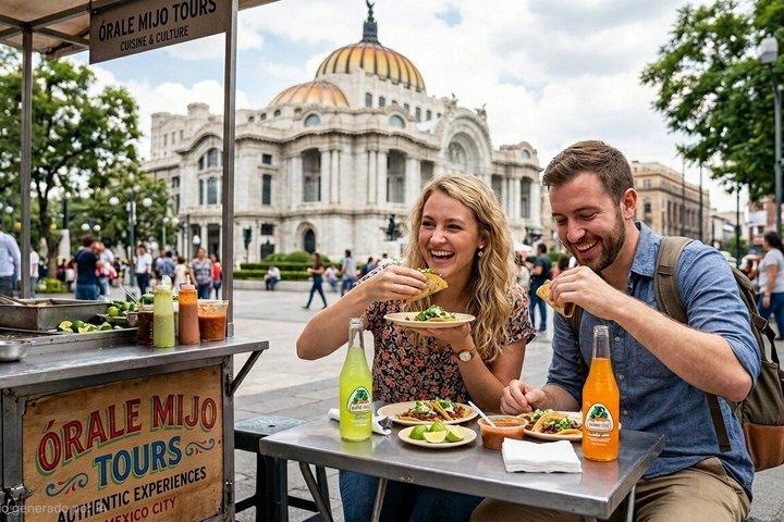 Småbitar för Mexico City! Taco-rundtur i den historiska stadskärnan