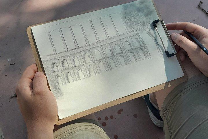 See the Colosseum Differently: Relax and Sketch